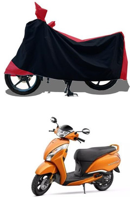 AASHTIK MART Two Wheeler Cover for TVS(Jupiter 125, Red)