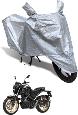 MOCKHE Waterproof Two Wheeler Cover for Yamaha(MT 15, Silver)