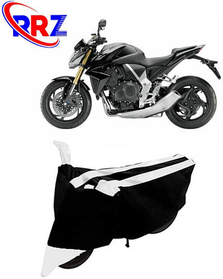 RRZ Waterproof Two Wheeler Cover for Honda(CB1000R Plus, Black, White)