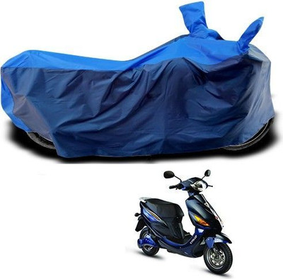 DeepShakshi AUTOMOTIVE Waterproof Two Wheeler Cover for Hero(Electric Cruz, Blue)