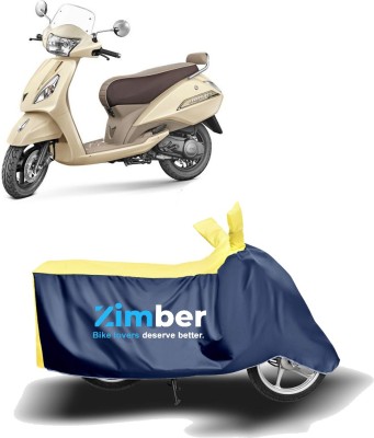 ZIMBER Two Wheeler Cover for TVS(Jupiter, Yellow, Blue)