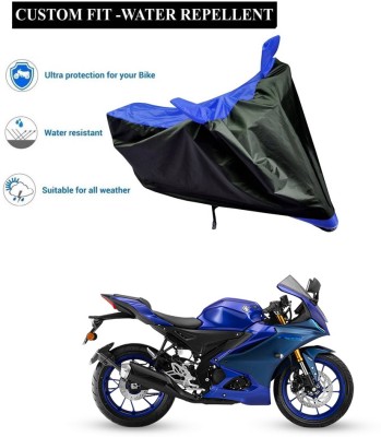 GOSHIV-car and bike accessories Waterproof Two Wheeler Cover for Yamaha(Blue)