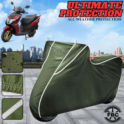 AutoGalaxy Waterproof Two Wheeler Cover for Honda(Dio, Green)