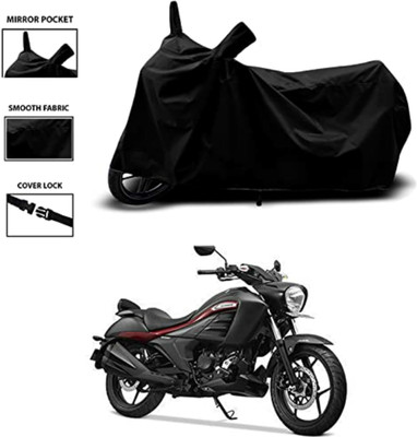 NTZWRM Waterproof Two Wheeler Cover for Suzuki(Intruder 250 BS6, Black)