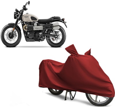 EGAL Two Wheeler Cover for Triumph(Street Scrambler, Maroon)