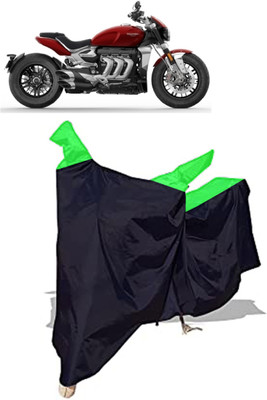 Amexride Two Wheeler Cover for Triumph(Rocket III, Multicolor)