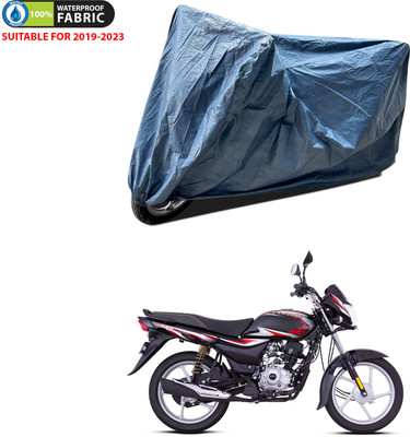 PAGORA Waterproof Two Wheeler Cover for Bajaj(Platina 100 DTS-i, Blue)