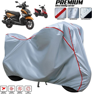 SThanaveX Waterproof Two Wheeler Cover for Yamaha(Ray ZR, Silver, Red, Multicolor)