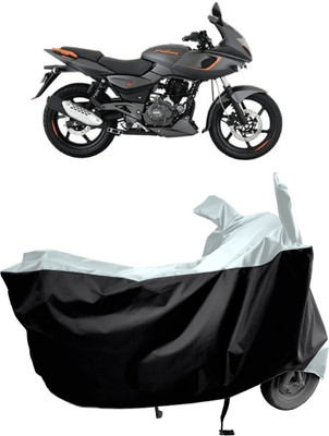 Amexride Two Wheeler Cover for Bajaj(Pulsar 180F BS6, Multicolor)