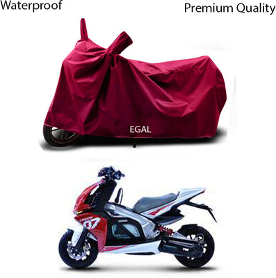 EGAL Waterproof Two Wheeler Cover for TVS(Creon, Maroon)
