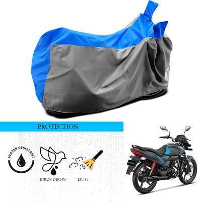 ANTHUB Waterproof Two Wheeler Cover for Hero(Passion Xpro, Grey, Blue)