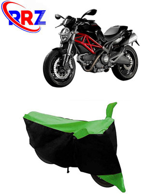 RRZ Waterproof Two Wheeler Cover for Ducati(Monster 795, Black, Green)