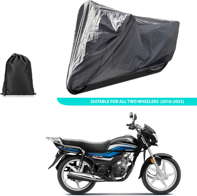 PAGORA Two Wheeler Cover for Honda(CD 110 Dream, Grey)