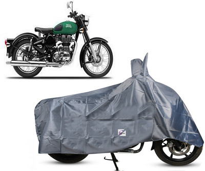 EGAL Two Wheeler Cover for Royal Enfield(Meteor BS6, Grey)