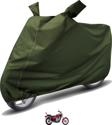 Auto Hub Waterproof Two Wheeler Cover for Bajaj(Avenger 220 DTS-i, Green)