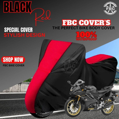 FBC Waterproof Two Wheeler Cover for Yamaha(R15, Black)