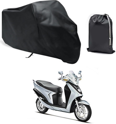 CODOKI Waterproof Two Wheeler Cover for Hero(Leap Hybrid SES BS6, Black)