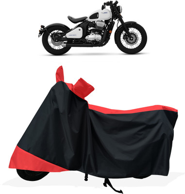 Tricway Two Wheeler Cover for Triumph(Bobber 350, Red)