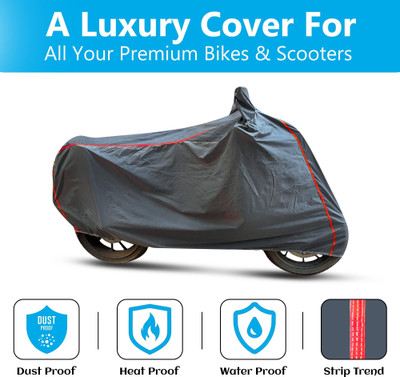 FAMEXON Waterproof Two Wheeler Cover for Bajaj(Discover 125 DTS-i, Multicolor)