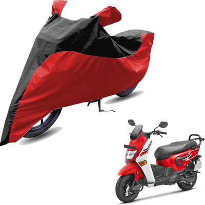 RiderShine Two Wheeler Cover for Honda(Cliq BS6, Red, Black)