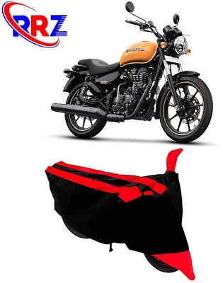 RRZ Waterproof Two Wheeler Cover for Royal Enfield(Thunderbird 500, Black, Red)