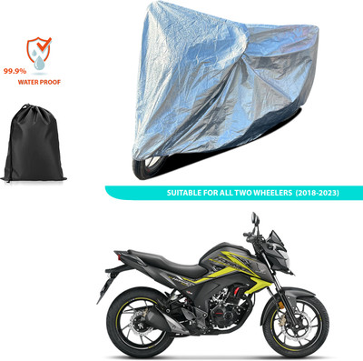 CODOKI Waterproof Two Wheeler Cover for Honda(CB Hornet 160, Silver)
