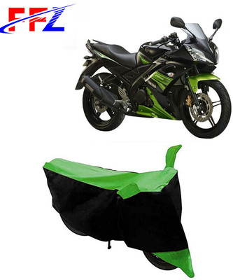 FFZ Two Wheeler Cover for Yamaha(R15 s, Black, Green)