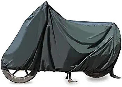 SK AUTO Waterproof Two Wheeler Cover for TVS(Victor BS6, Black)