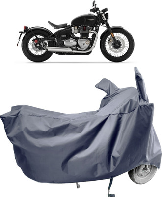 Amexride Two Wheeler Cover for Triumph(Bonneville Bobber, Grey)