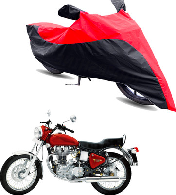 Motodreka Two Wheeler Cover for Royal Enfield(Electra 5S, Red, Black)