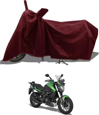 RAQTRO Two Wheeler Cover for Bajaj(Dominar 400 BS6, Maroon)