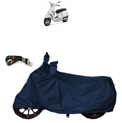 UKIGAL Two Wheeler Cover for Vespa(GTS Super 125 BS6, Blue)
