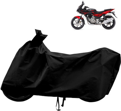 Horseyaart Waterproof Two Wheeler Cover for Bajaj(Pulsar 220 DTS-i, Black)
