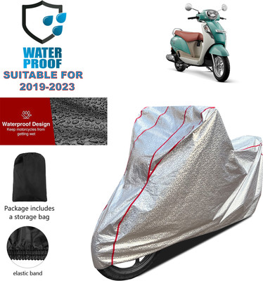 PAGORA Waterproof Two Wheeler Cover for Suzuki(New Access 125, Silver)