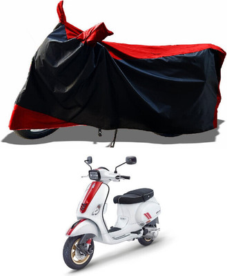 DeepShakshi AUTOMOTIVE Waterproof Two Wheeler Cover for Vespa(Vespa SXL 125, Red)
