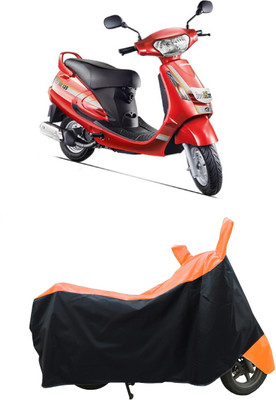 Coxtor Waterproof Two Wheeler Cover for Mahindra(Duro 125, Orange)