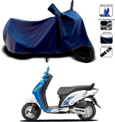 DeepShakshi AUTOMOTIVE Two Wheeler Cover for Honda(Activa i, Blue)