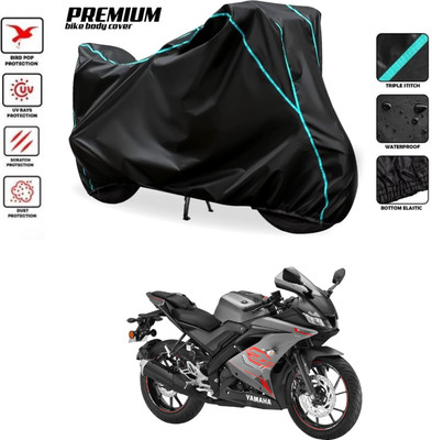 PAGORA Waterproof Two Wheeler Cover for Yamaha(YZF-R15 V3 BS6, Black)