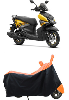 Coxtor Waterproof Two Wheeler Cover for Yamaha(Ray-ZR 125FI, Orange)