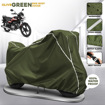 AUTOCAD Waterproof Two Wheeler Cover for Hero(HF Deluxe BS6, Green)
