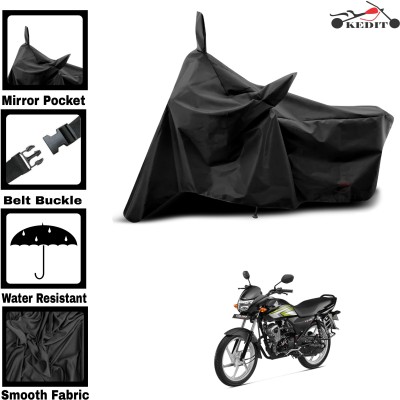 KEDIT Two Wheeler Cover for Universal For Bike(CD 110 Dream, Black)