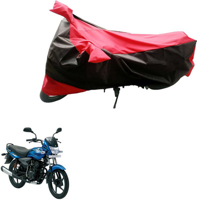 Mdstar Waterproof Two Wheeler Cover for Bajaj(Sunny, Black, Red)