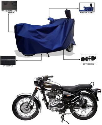 PAGORA Waterproof Two Wheeler Cover for Royal Enfield(Electra Delux, Blue)