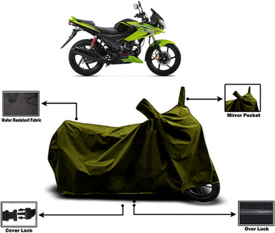 Amexride Two Wheeler Cover for Honda(CBF Stunner, Green)