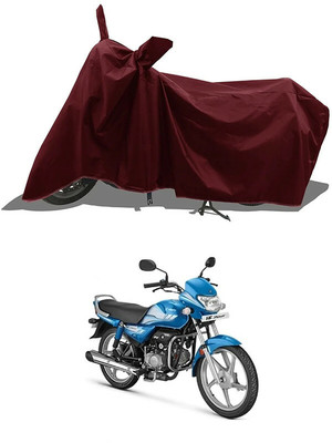 Vtrack Waterproof Two Wheeler Cover for Hero(HF Deluxe BS6, Maroon)