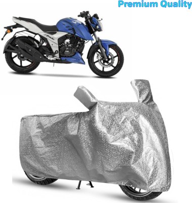 LifoDora Waterproof Two Wheeler Cover for TVS(Apache RTR 160 4V, Silver)