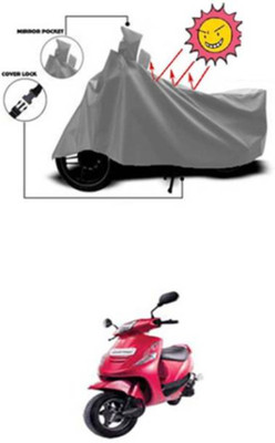 LIFE TO HUB Two Wheeler Cover for Hero, Honda, Bajaj, Ather, TVS, Yamaha(MotoCorp XPulse 200T, Grey)