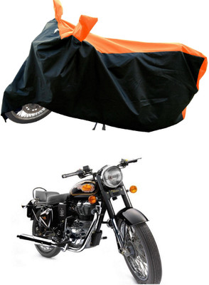 AESTRYD Two Wheeler Cover for Royal Enfield(Bullet 350, Orange)