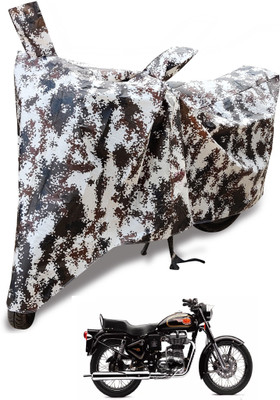 Auto Hub Waterproof Two Wheeler Cover for Royal Enfield(500, Multicolor)