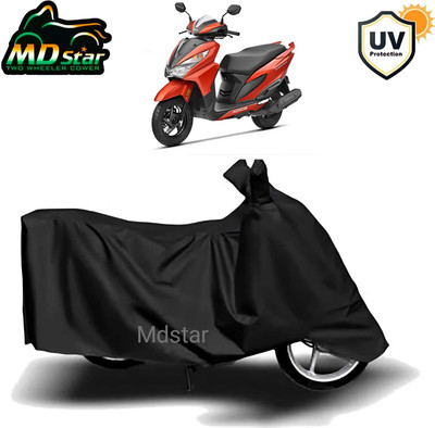 MWBB Waterproof Two Wheeler Cover for Honda(Grazia, Black)